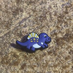 Kids Purple Dinosaur Jibbitz Shoe Charm  Accessory For Crocs & Shoes New 5/$15